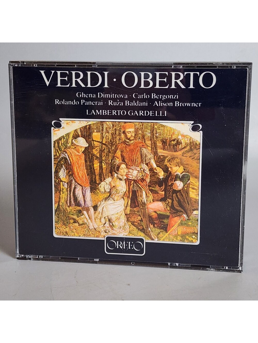 Verdi Oberto Opera 2-CD Set Orfeo Lamberto Gardelli Ghena Dimitrova Bergonzi